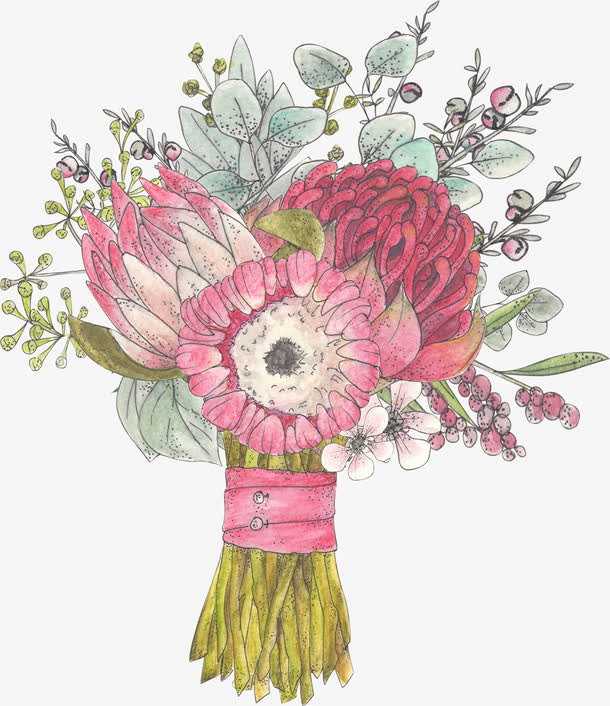 一束鲜花免抠