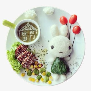 卡通水果拼盘免抠