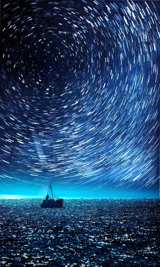 星空星轨素材png免抠