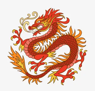 圈形的龙图片免抠