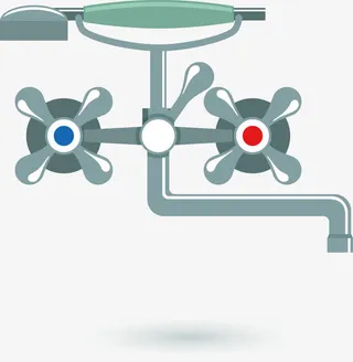 水槽下部链接免抠