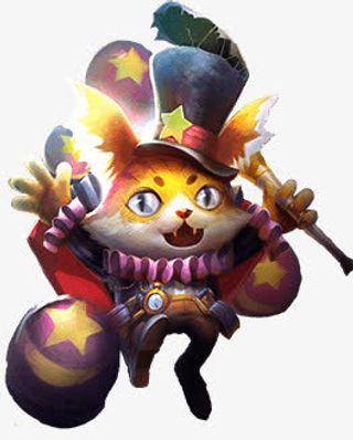 手持魔法棒戴礼帽的卡通小松鼠免抠