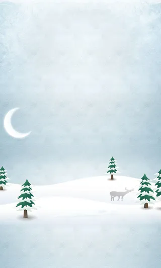 白色清新雪地背景图高清