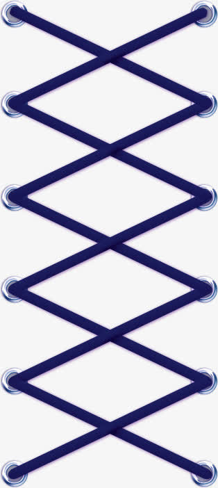 紫色线形环扣免抠