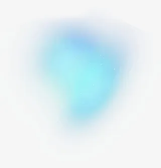 蓝色光晕云朵云彩免抠