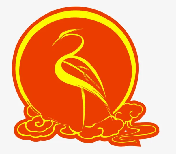 中国风仙鹤PNG免抠