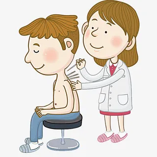 针灸的男人免抠