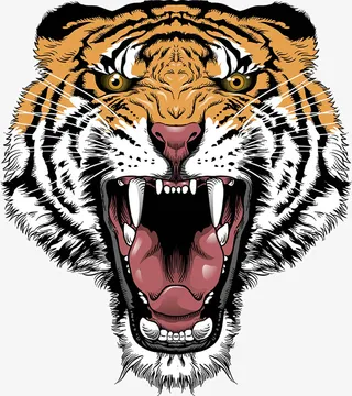 虎年元素老虎素材免抠