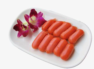 一盘小烤肠png大图免抠