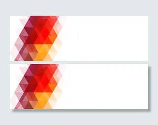 时尚多边形banner背景高清