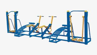 公共健身器材免抠