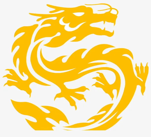 金龙免抠装饰中国风元素