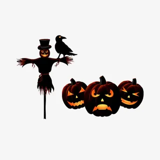 万圣节南瓜怪免抠