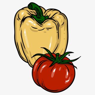 卡通柿子椒免抠图免抠