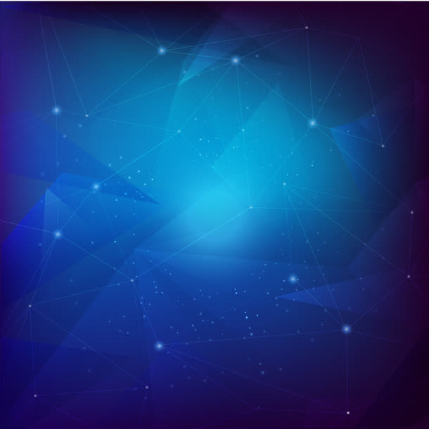 蓝色高清背景素材科技线条免抠背景几何/扁平/渐变元素