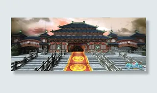 古风建筑游戏原画背景免抠