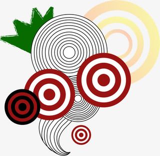 矢量潮流圆圈免抠