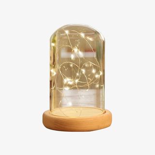 简美托斯卡纳玻璃罩摆件免抠