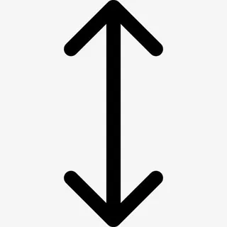 双箭头垂直符号图标免抠