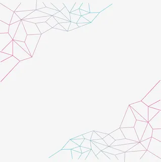 渐变色科技网格边框免抠