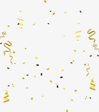 矢量手绘彩带免抠