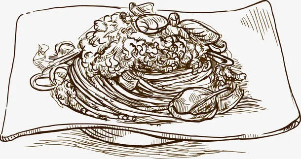 手绘食物免抠