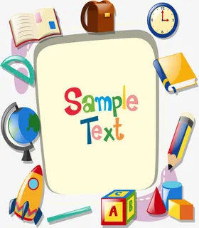 暑假招生海报免抠