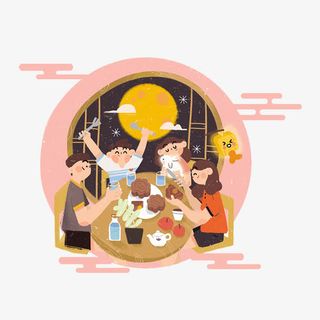 卡通中秋节免抠