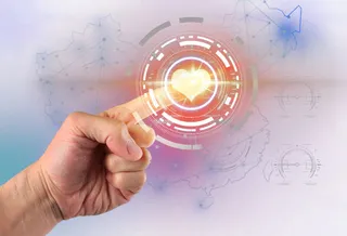 免抠科技指纹解锁图片免抠