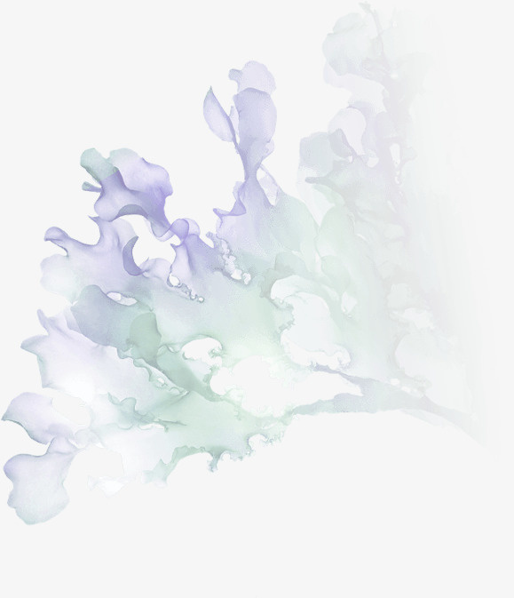 紫色清新花瓣效果元素免抠