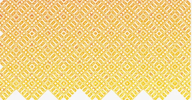 黄色菱形图案免抠