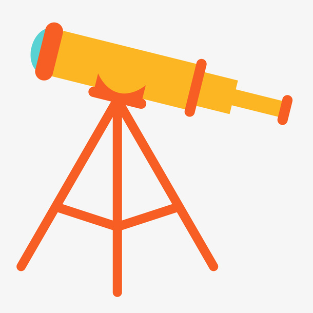 扁平化天文望远镜设计免抠