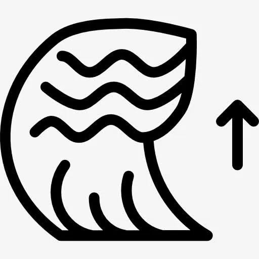 海啸图标免抠