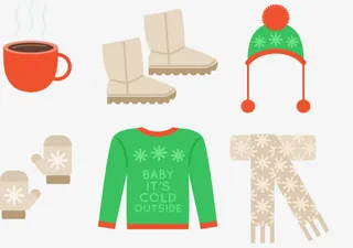 冬季保暖服饰免抠