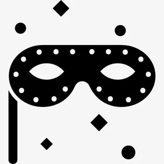 巴西面具嘉年华图标免抠