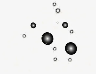 黑色闪耀光芒免抠