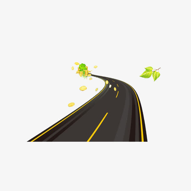 林间小道免抠