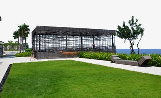 阿里拉乌鲁瓦图别墅酒店摄影图免抠