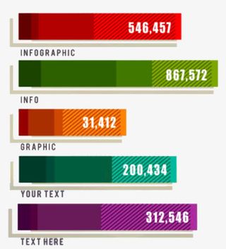 彩色统计图免抠