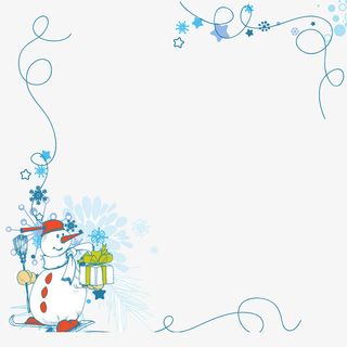 圣诞主题边框免抠