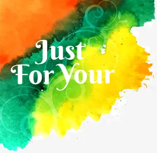 三色水彩纸免抠