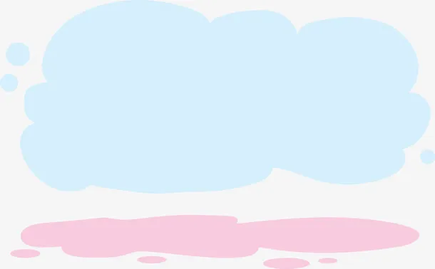 蓝色云朵背景