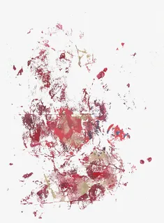 喷洒的彩色油漆免抠