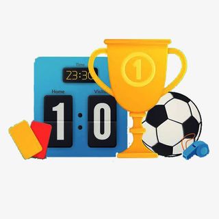 矢量插图竞技比赛记分牌免抠