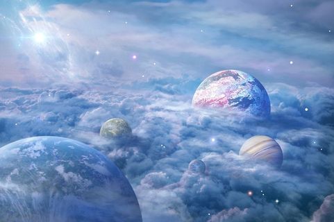 太空 星空 空间 星系 地球 银河高清