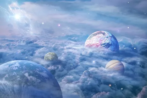 太空 星空 空间 星系 地球 银河高清