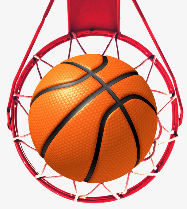 NBA酷炫篮球投篮进球插图免抠