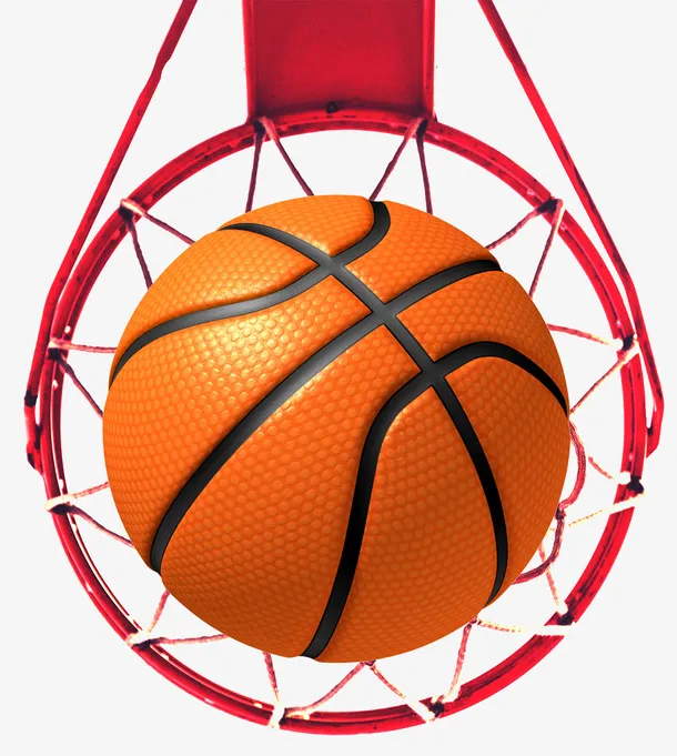 NBA酷炫篮球投篮进球插图免抠