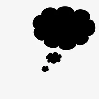 语言云朵联想矢量免抠