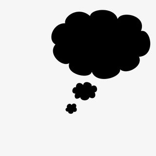 语言云朵联想矢量免抠